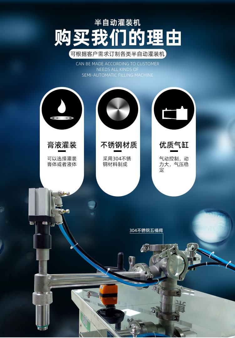 AKWGZJ-125GL-半自動(dòng)立式膏液灌裝機