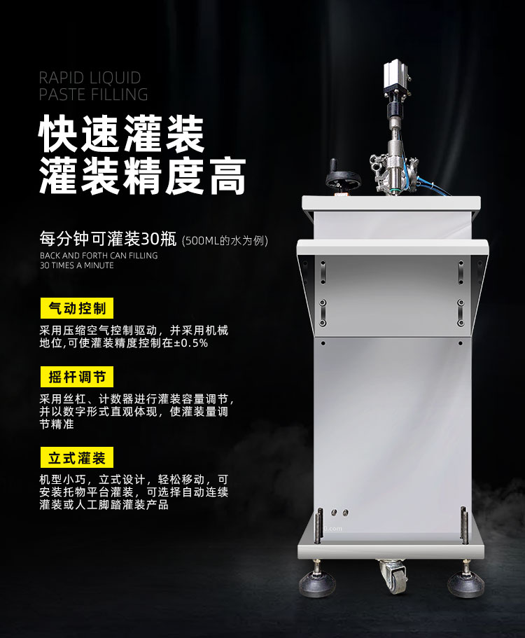 AKWGZJ-125GL-半自動(dòng)立式膏液灌裝機