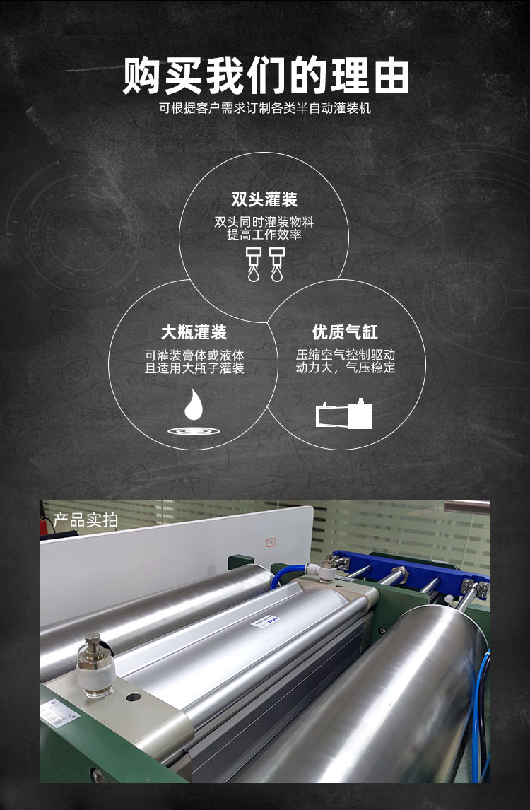 AKWGZJ-3000GS-半自動(dòng)雙頭臥式膏液灌裝機